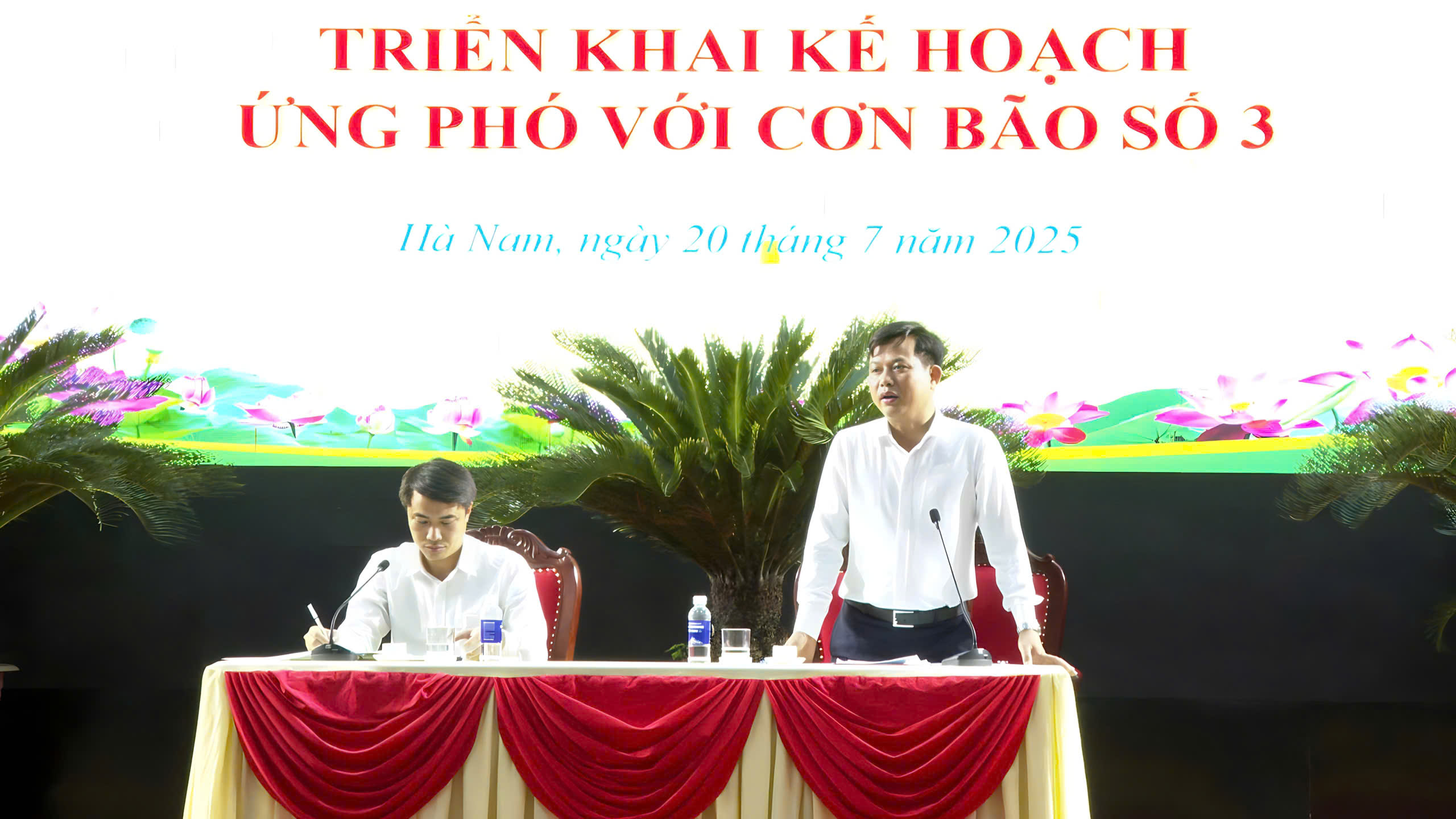 UBND phường Hà Nam tổ chức triển khai Kế hoạch ứng phó với cơn bão số 3